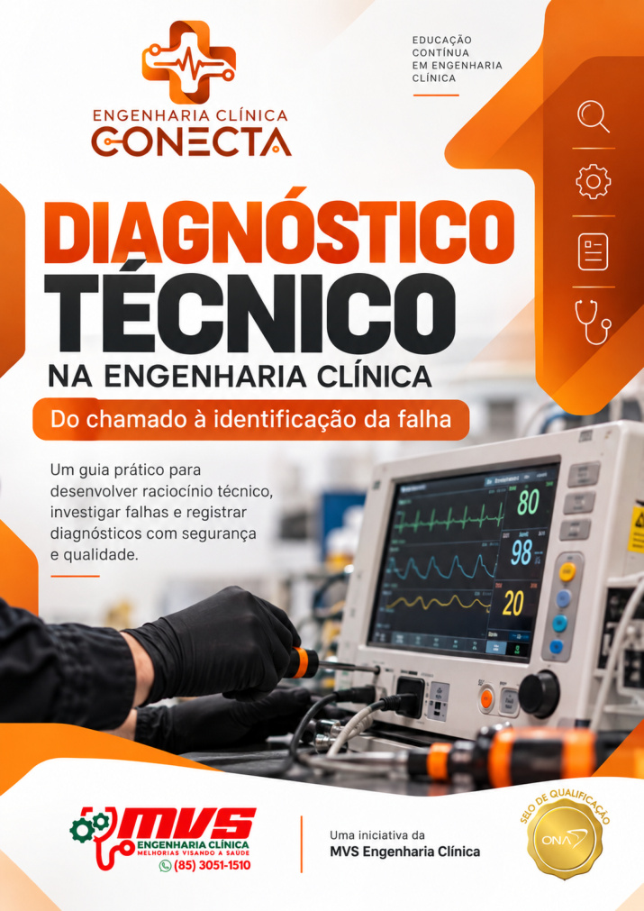 Capa do e-book Diagnóstico Técnico na Engenharia Clínica